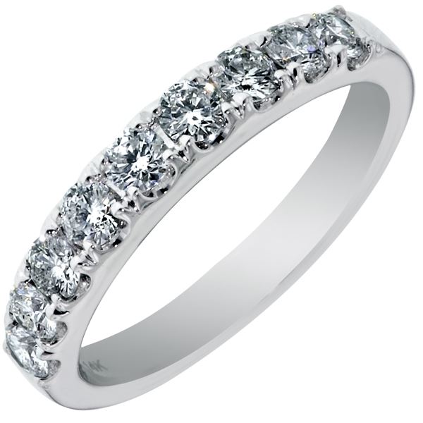 Carat Round Brilliant Cut Diamond Wedding Band – Beverly