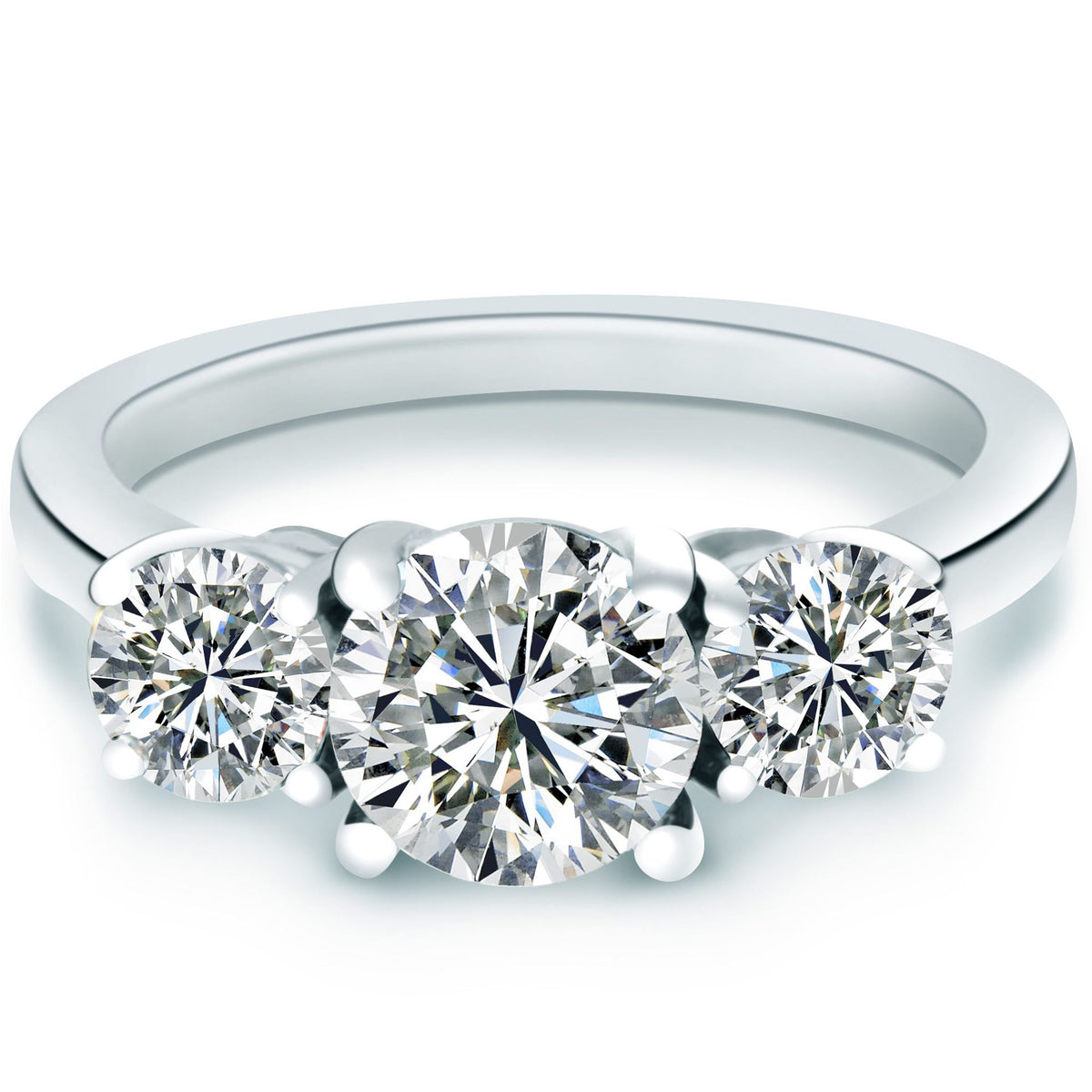 CARAT CENTER STONE ROUND BRILLIANT CUT DIAMOND ENGAGEMENT