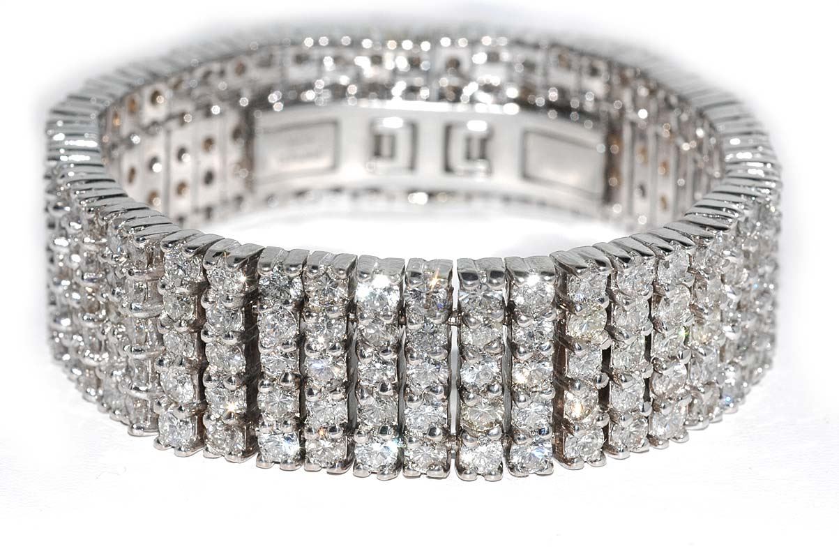 30 carat diamond tennis bracelet Clearance