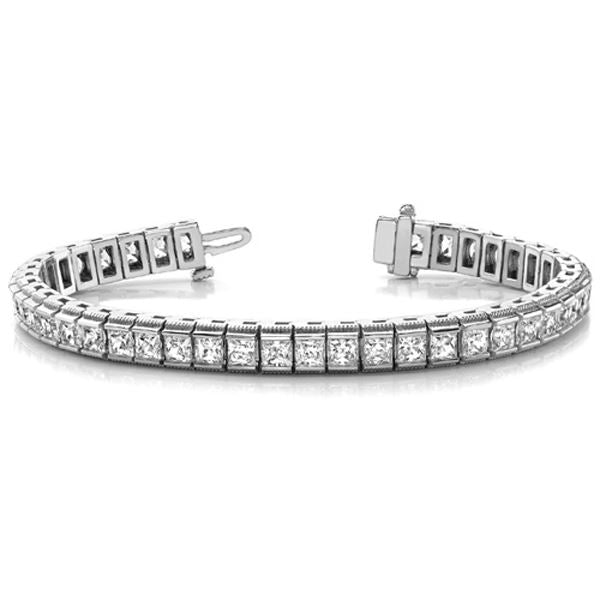 Affordable diamond tennis bracelet Clearance